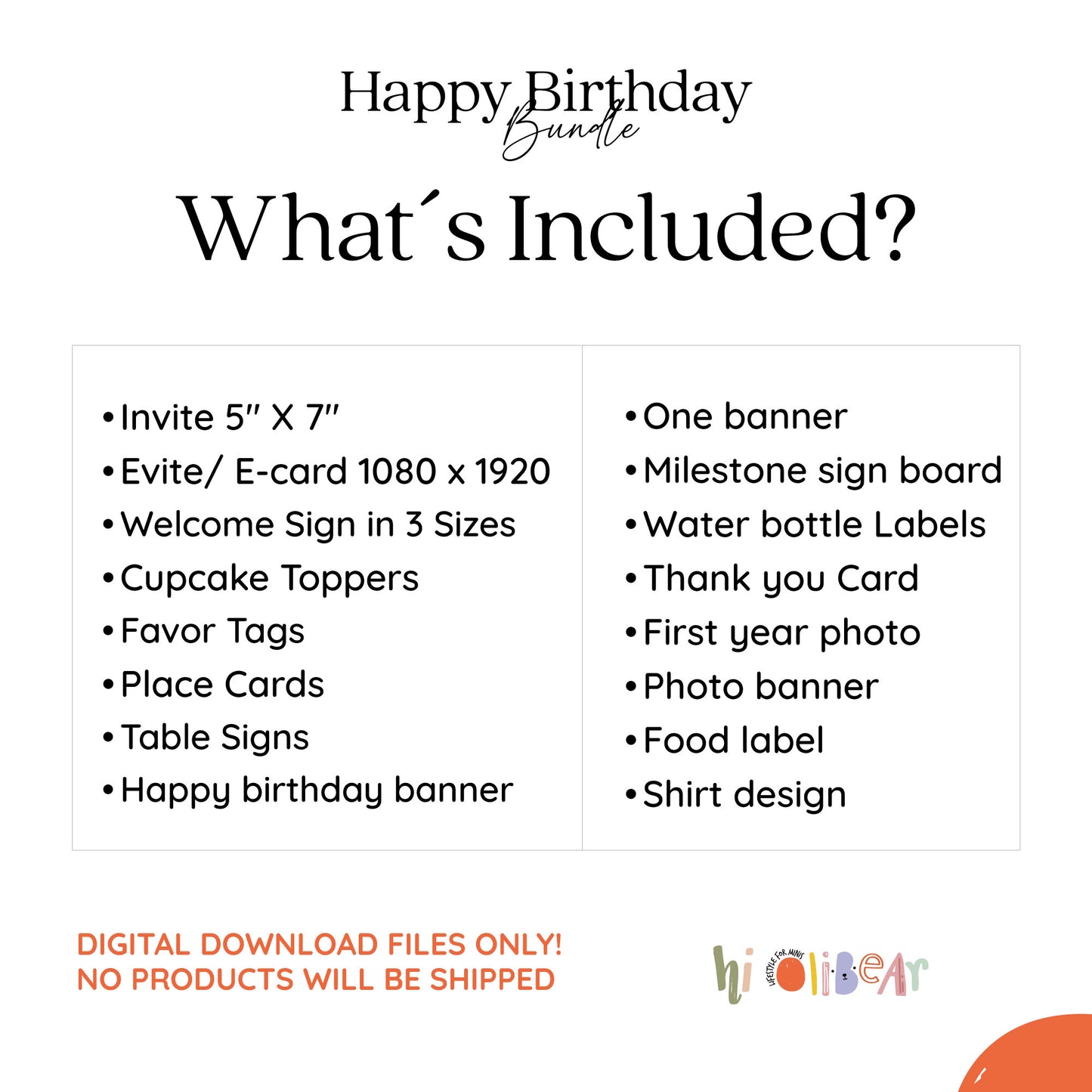 Birthday Bundle โ Dino Party ๐ฆ๐