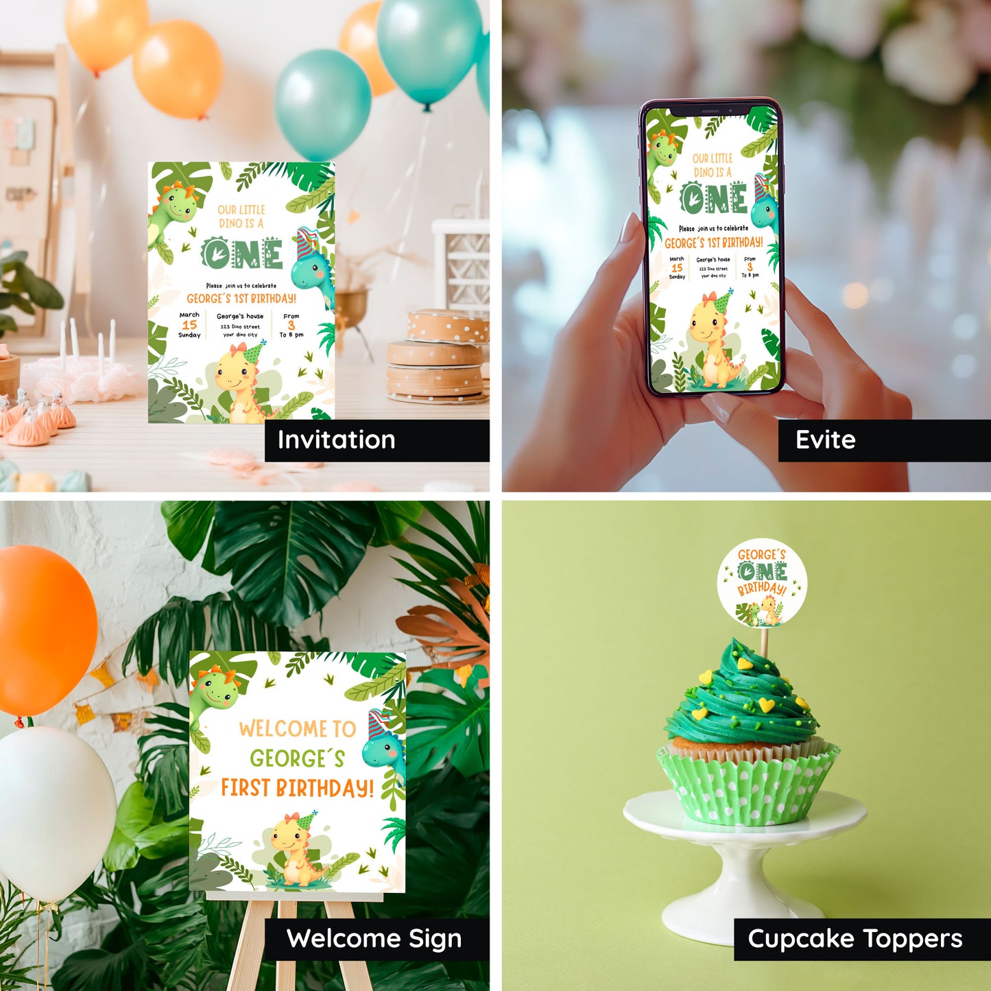 Birthday Bundle โ Dino Party ๐ฆ๐