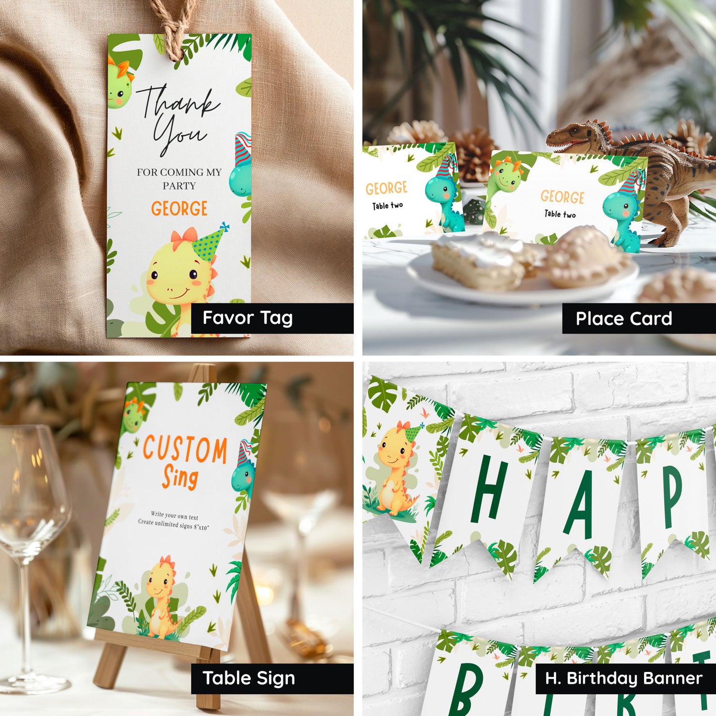 Birthday Bundle โ Dino Party ๐ฆ๐