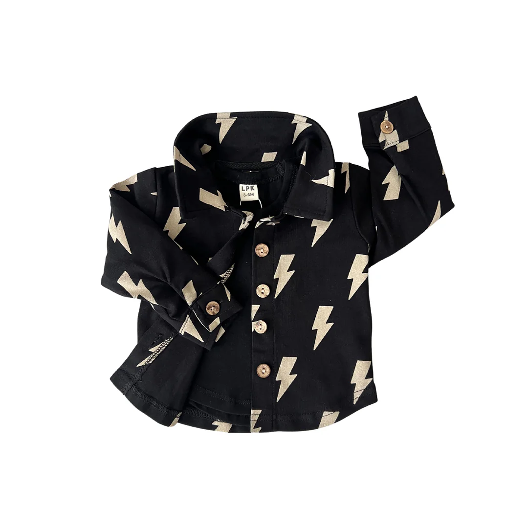 Shacket | Black Bolts