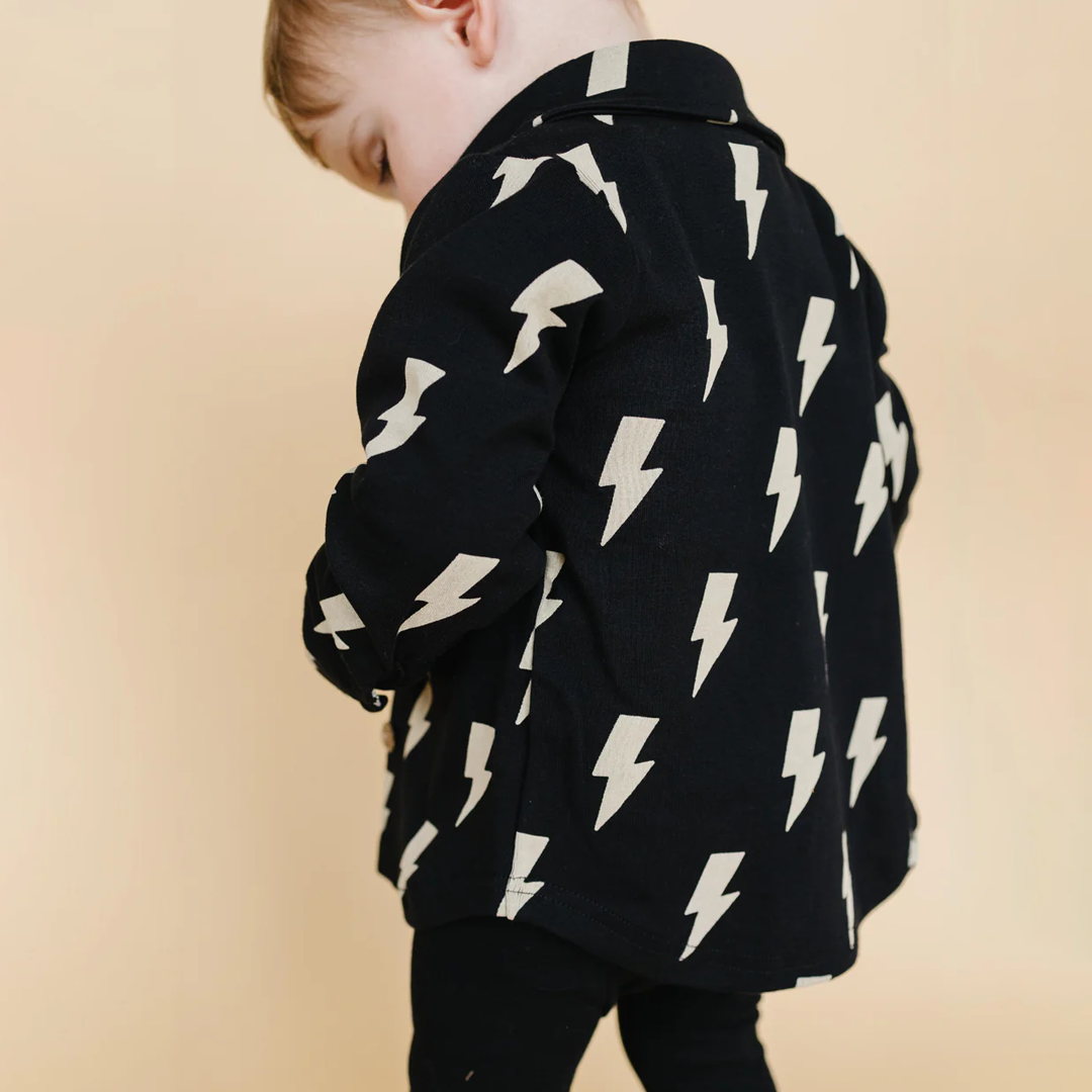 Shacket | Black Bolts