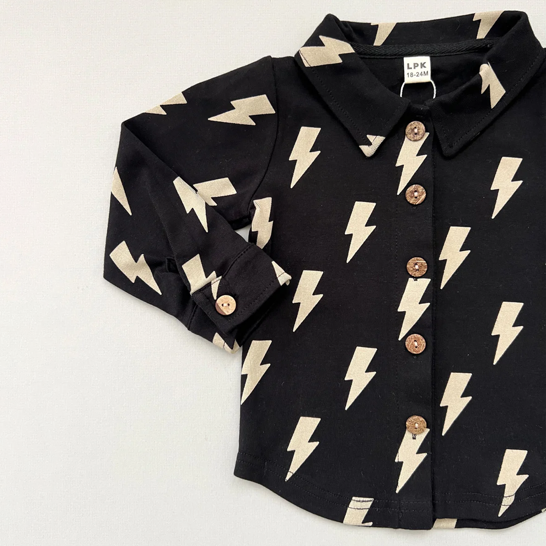 Shacket | Black Bolts