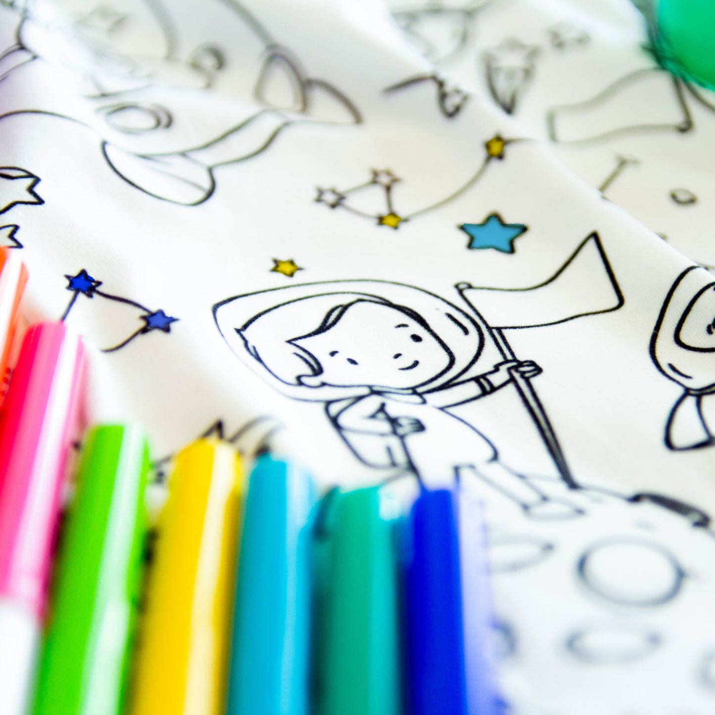 Space World Colorable Pajama Set