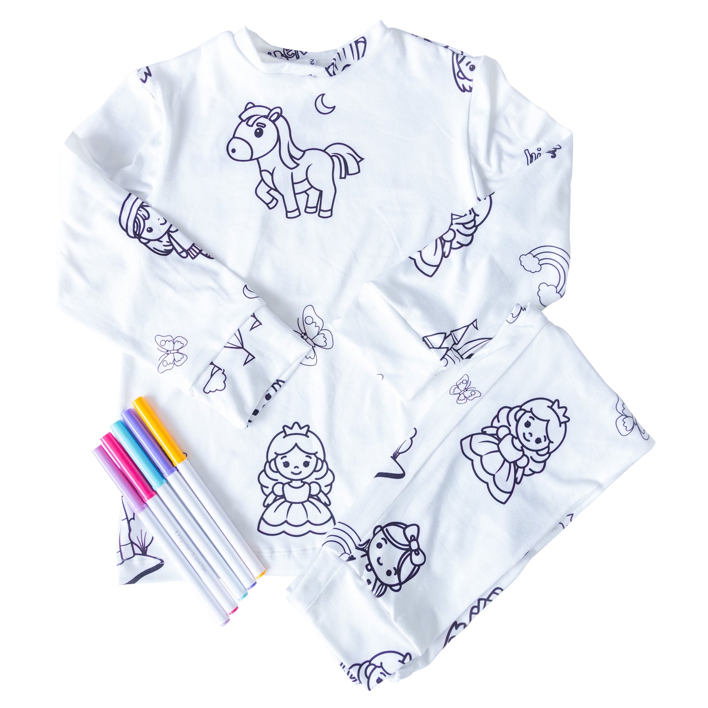 Princess World Colorable Pajama Set