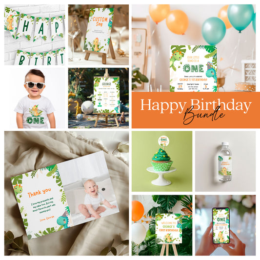 Birthday Bundle – Dino Party 🦖🎉